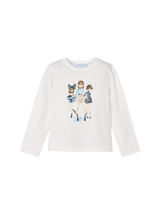 Mayoral Mayoral Bluse 4011 Weiß Regular Fit