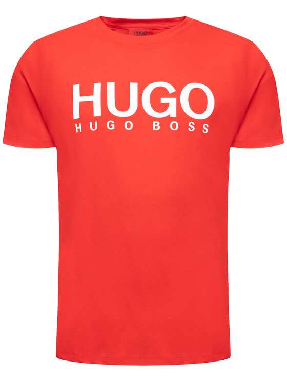 Hugo Hugo T-Shirt 50387414 Czerwony Regular Fit
