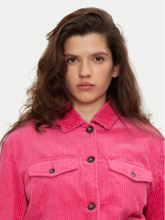 United Colors Of Benetton United Colors Of Benetton Marškinių švarkas 2HKTDN06O Rožinė Regular Fit