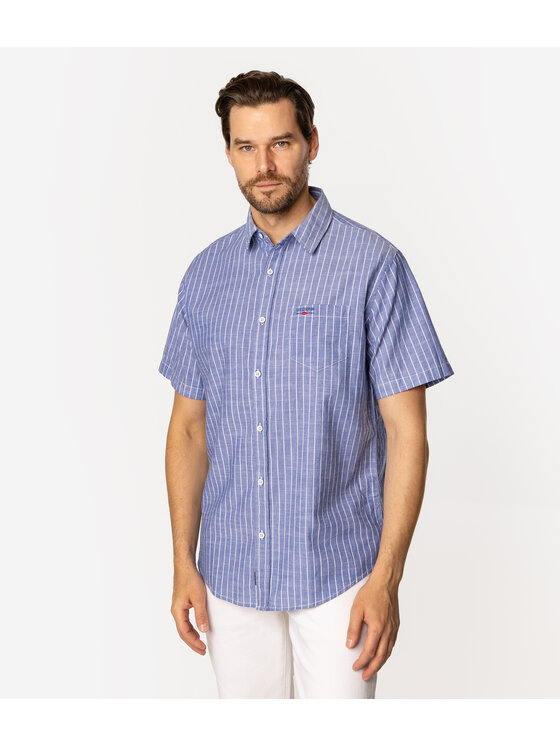 Lee Cooper Lee Cooper Koszula WILL2 1136 Niebieski Regular Fit