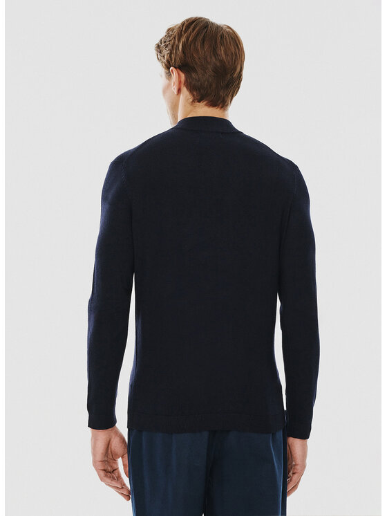 Pako Lorente Pako Lorente Sweter P24WF-2X-019 Granatowy Classic Fit