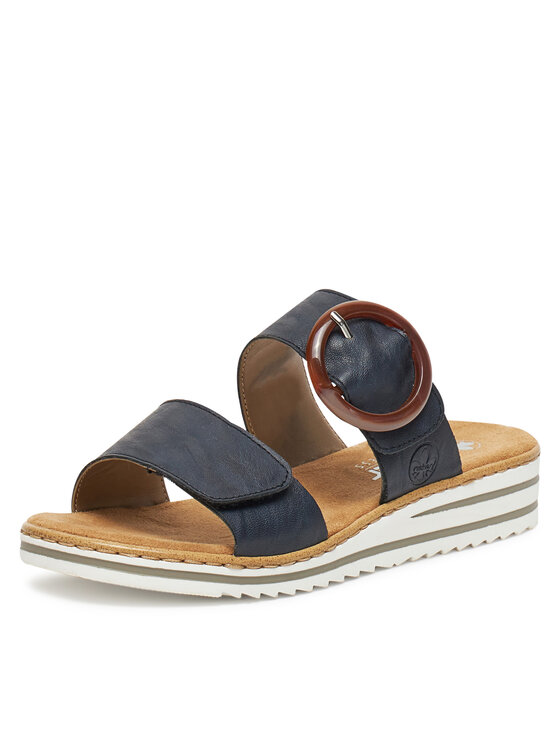 Rieker Rieker Şlapi V0692-14 Bleumarin