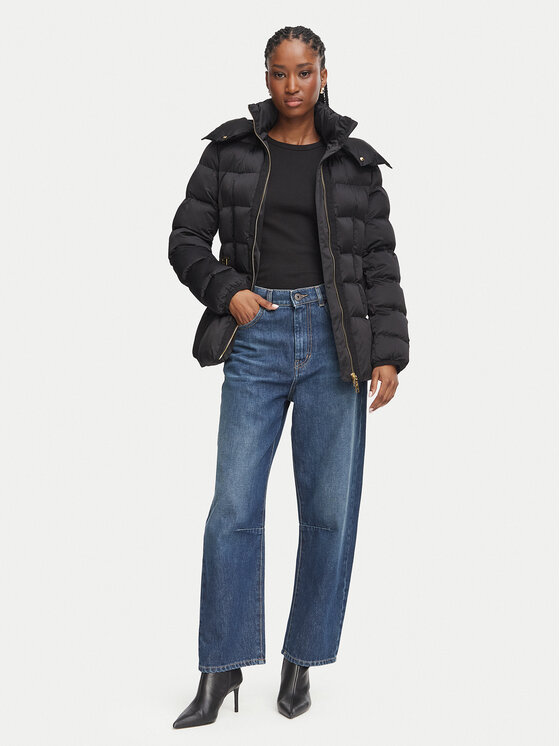 Elisabetta Franchi Elisabetta Franchi Žieminė striukė PI-92D-66E2 Juoda Slim Fit