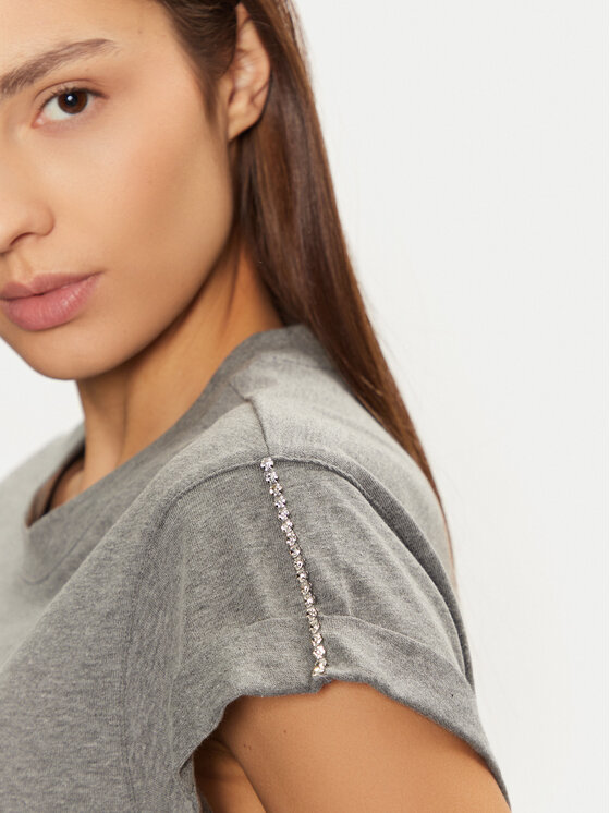 Guess Guess Тишърт W5RI06 I3Z14 Сив Regular Fit