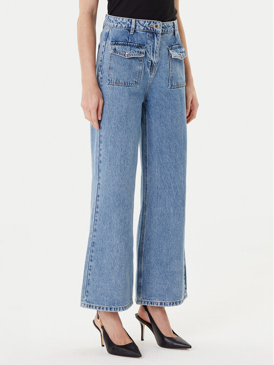Morgan Morgan Jeansy 241-PWIDE Modrá Wide Leg