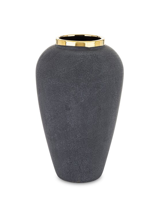 MIAhome MIAhome Wazon ceramiczny 38x22x22 cm MEIKO Szary