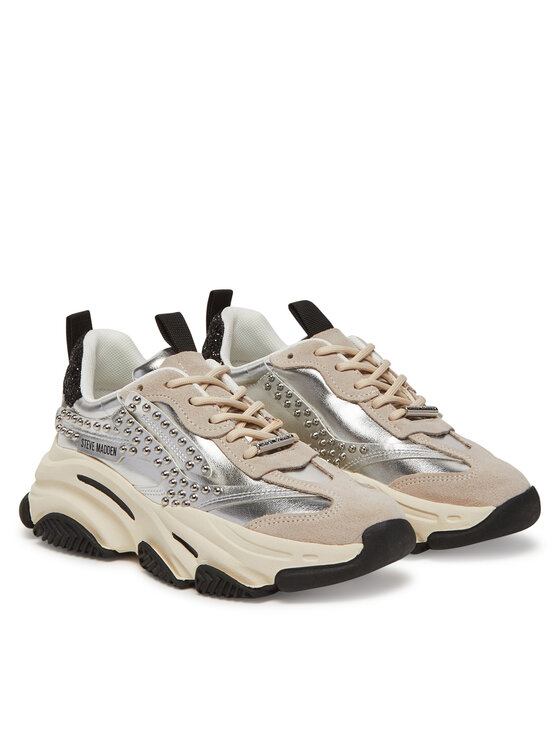 Steve Madden Steve Madden Tenisice Possession-SE SM19000135 Srebrna