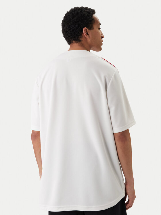 adidas adidas Тишърт Summer League Varsity Baseball KD6563 Бял Oversize