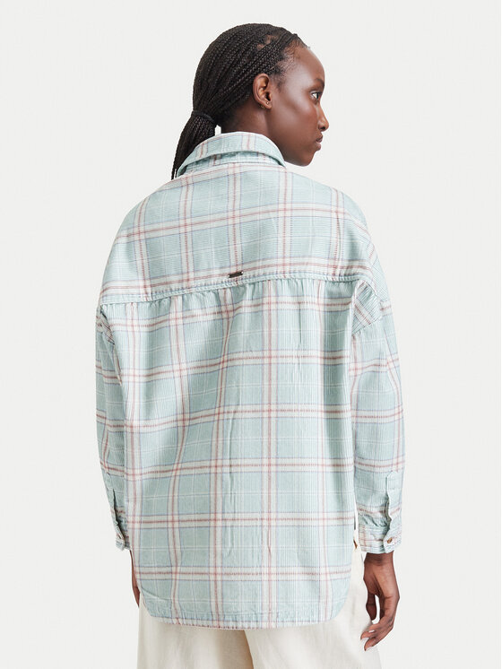 Billabong Billabong Πουκάμισο EBJWT00120 Ανοιχτό πράσινο Oversize