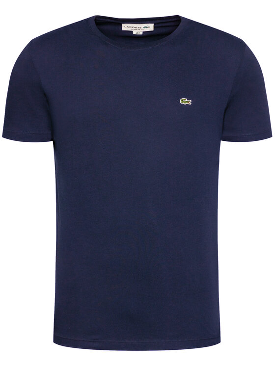 Lacoste Lacoste T-shirt TH2038 Tamnoplava Regular Fit