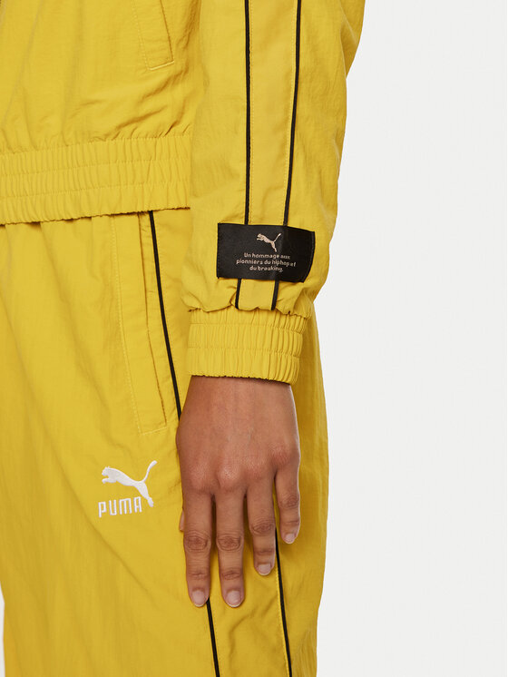 Puma Puma Demisezoninė striukė Play Loud T7 626806 Geltona Regular Fit