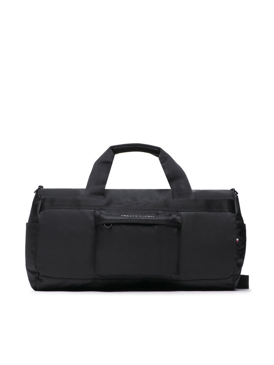 Tommy Hilfiger Tommy Hilfiger Víkendová taška Th Skyline Duffle AM0AM10913 Černá