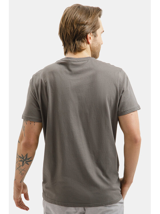Cross Jeans Cross Jeans T-Shirt 16156-021 Szary Regular Fit