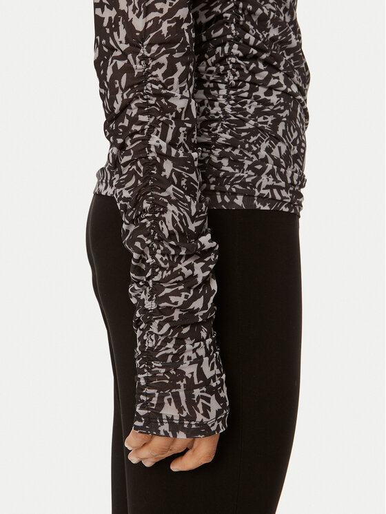 Patrizia Pepe Patrizia Pepe Särkpluus 8M1621 J221-YA19 Must Slim Fit