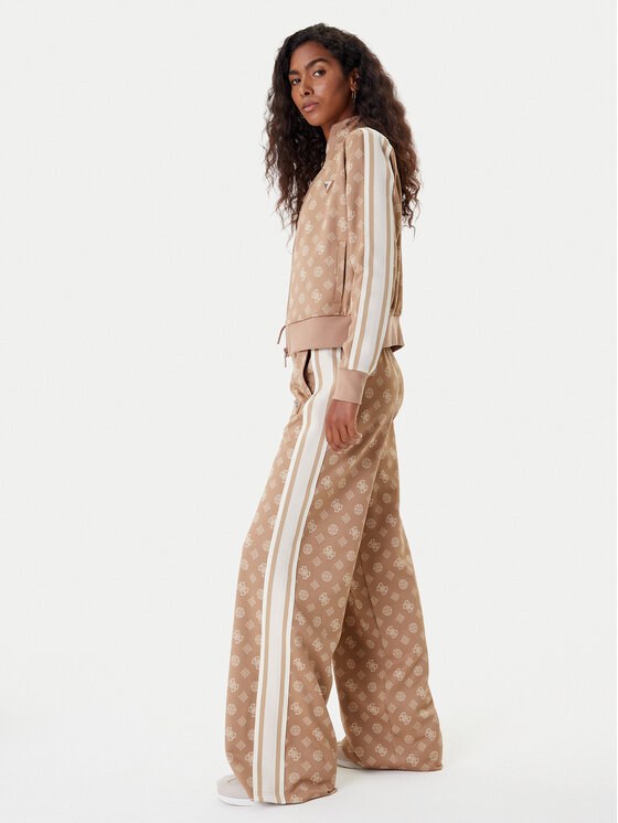 Guess Guess Spodnji del trenirke V5YB10 K0282 Rjava Relaxed Fit