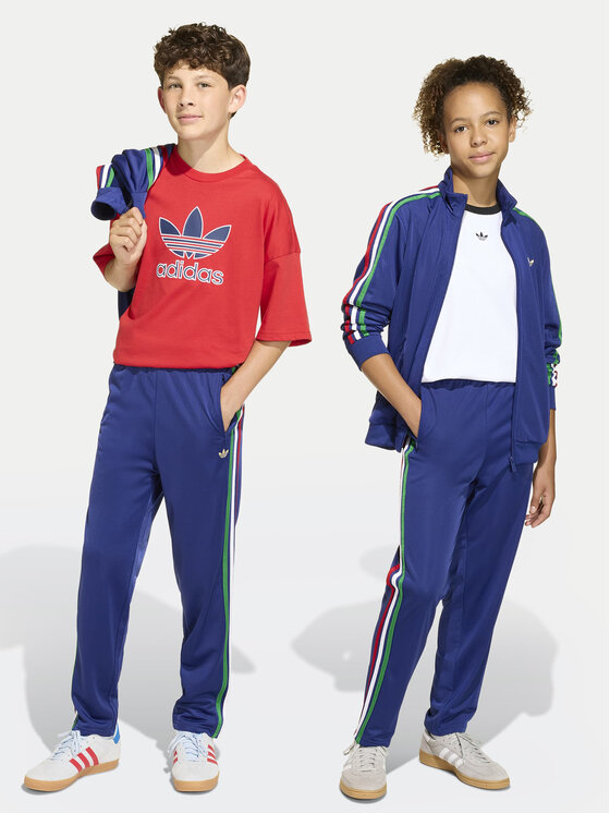 adidas adidas Sportinės kelnės Firebird KC9503 Mėlyna Regular Fit