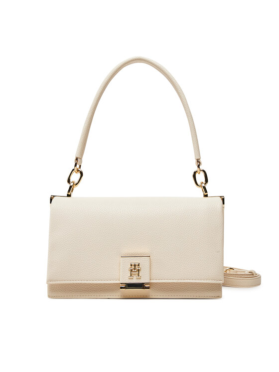 Tommy Hilfiger Tommy Hilfiger Torbica Th Her Med Crossover AW0AW17216 Bež