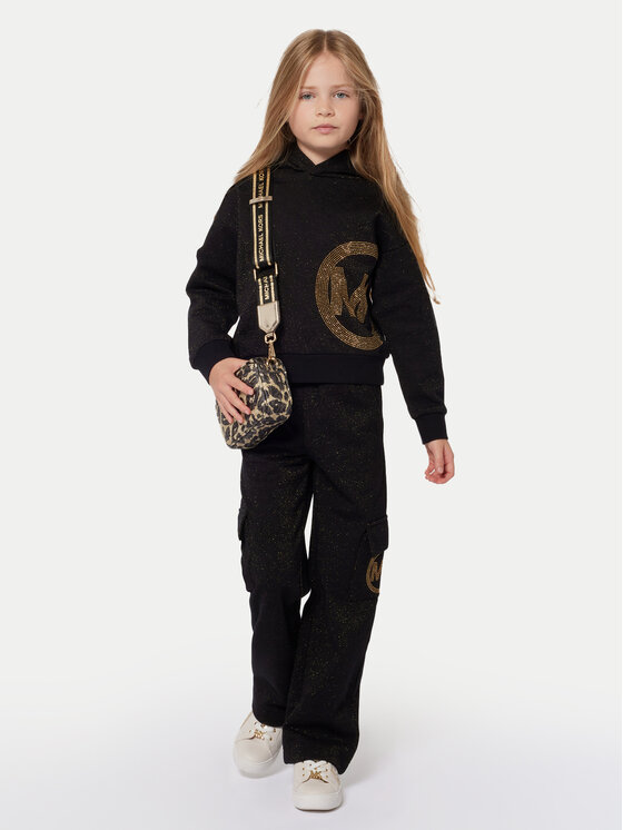 MICHAEL KORS KIDS MICHAEL KORS KIDS Світшот R30154 D Чорний Regular Fit