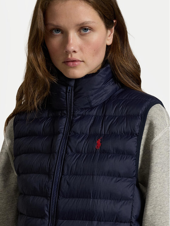 Polo Ralph Lauren Polo Ralph Lauren Αμάνικο Μπουφάν 211958935003 Σκούρο μπλε Regular Fit