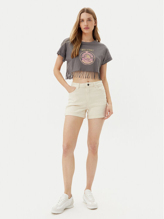 Noisy May Noisy May Póló Gaby 27033386 Szürke Regular Fit