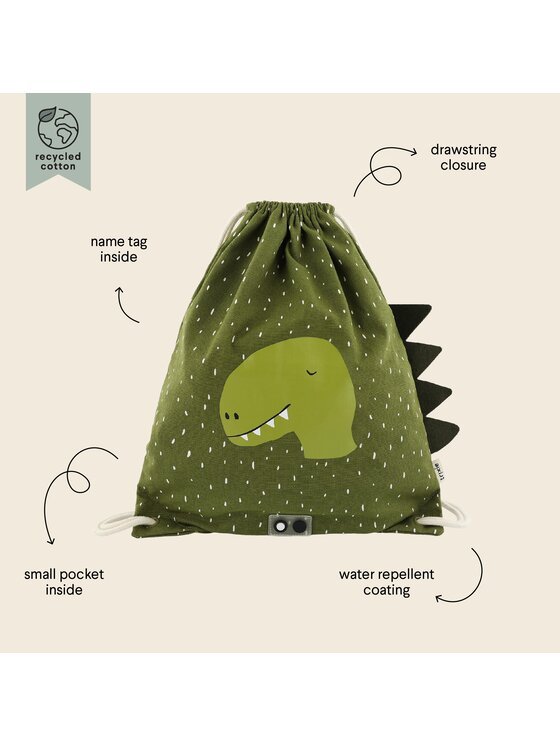 Trixie Baby Trixie Baby Worek Worek plecak - Dinozaur Granatowy