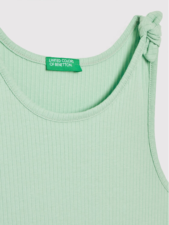 United Colors Of Benetton United Colors Of Benetton Sukienka letnia 3HCGCV005 Zielony Regular Fit
