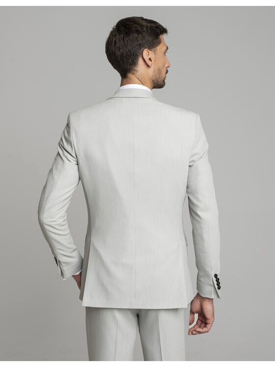 Borgio Borgio Marynarka pimonte Szary Slim Fit