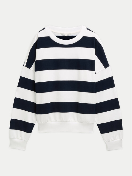 Tom Tailor Denim Tom Tailor Denim Sweatshirt 1045508 Dunkelblau Regular Fit