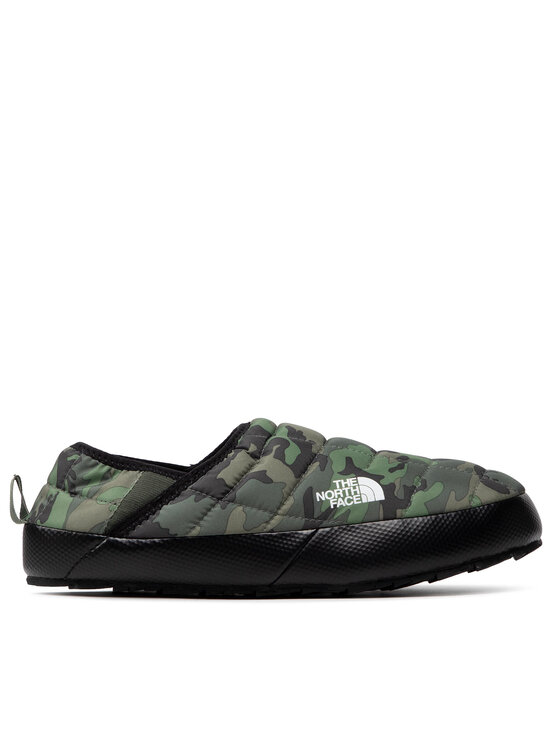 Papuci de casă The North Face Thermoball Traction Mule V NF0A3UZN33U Thyme Brushwood Camo Print/Thyme