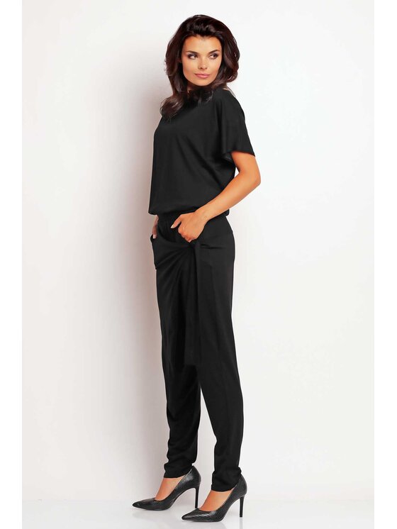 Infinite You Infinite You Kombinezon M106 Czarny Basic Fit