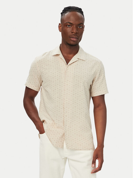 Jack & Jones Cămașă Blusummer 12291954 Bej deschis Regular Fit