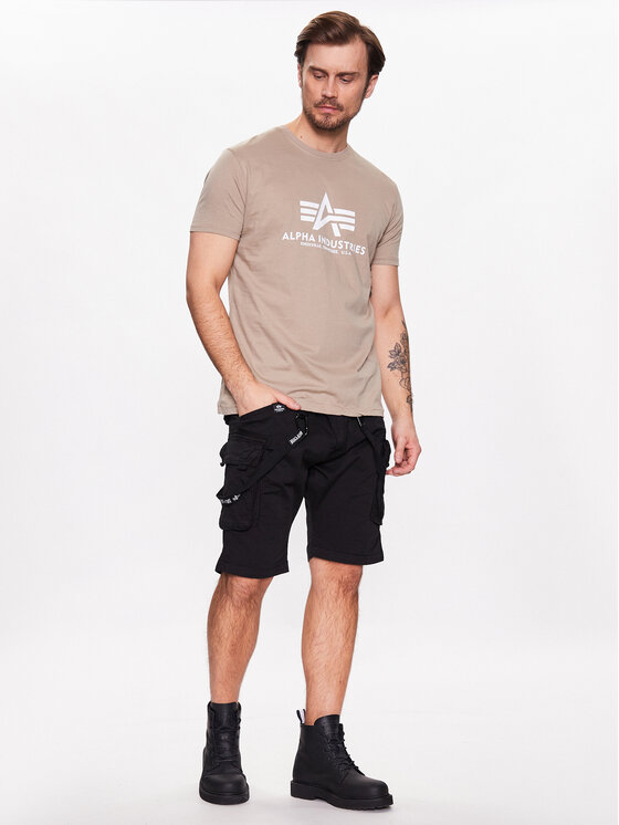 Alpha Industries Alpha Industries T-Shirt Basic 100501 Béžová Regular Fit