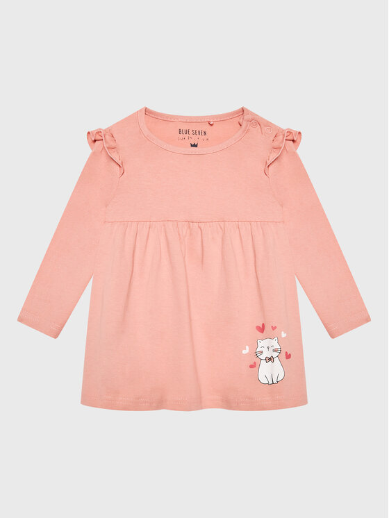 Blue Seven Blue Seven Komplektas: suknelė ir tamprės 966005 Rožinė Regular Fit