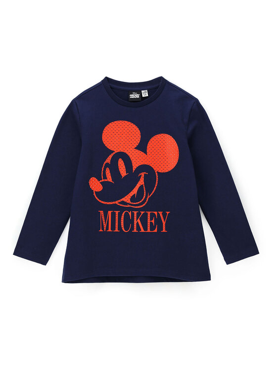 Original Marines Original Marines Bluse MICKEY MOUSE DCAV3521F Dunkelblau Regular Fit