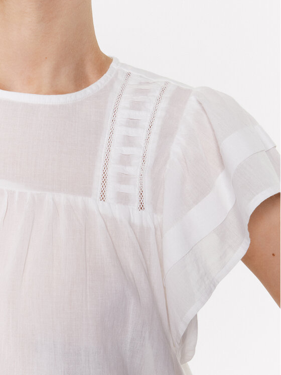 Moss Copenhagen Moss Copenhagen Majica 17540 Bijela Basic Fit