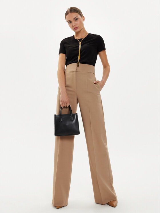 Elisabetta Franchi Elisabetta Franchi T-Shirt MA-009-46E2 Μαύρο Regular Fit