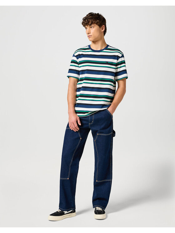 Wrangler Wrangler T-shirt SS STRIPE TEE Multicolore Regular Fit