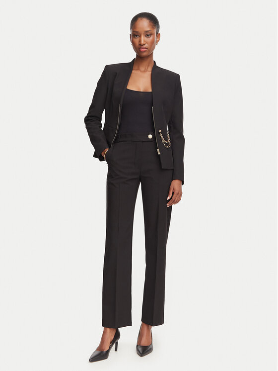 Rinascimento Rinascimento Σακάκι CFC0130160003 Μαύρο Slim Fit