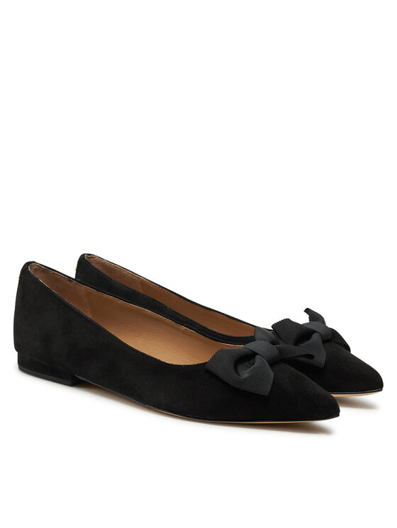 LAUREN RALPH LAUREN LAUREN RALPH LAUREN Baleriny Londyn 802955323002 Czarny