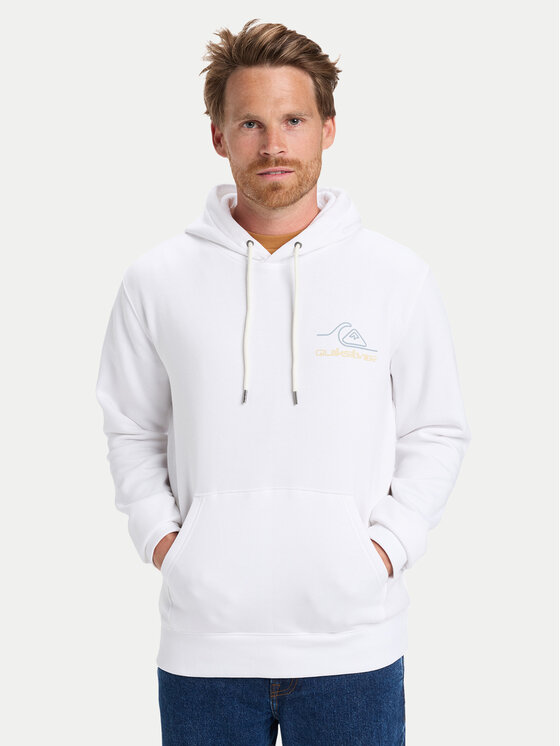 Quiksilver Quiksilver Суитшърт Light Waves EQYFT05168 Бял Regular Fit