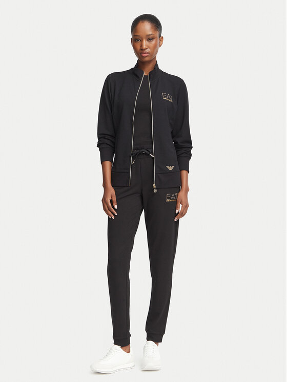 EA7 Emporio Armani EA7 Emporio Armani Džemperis 8NTM43 TJ9RZ 1200 Juoda Regular Fit