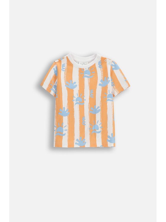 Coccodrillo Coccodrillo T-Shirt WC6143202NBN-006 Pomarańczowy Regular Fit