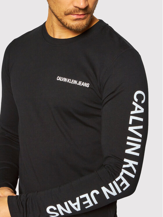 Calvin Klein Jeans Longsleeve J30J316884 Czarny Regular Fit