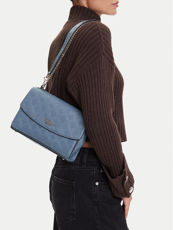 Guess Guess Дамска чанта Phoebe HWPD96 65210 Син