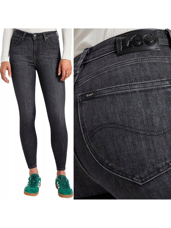 Lee Lee Jeans 112355551 Grigio Skinny Fit