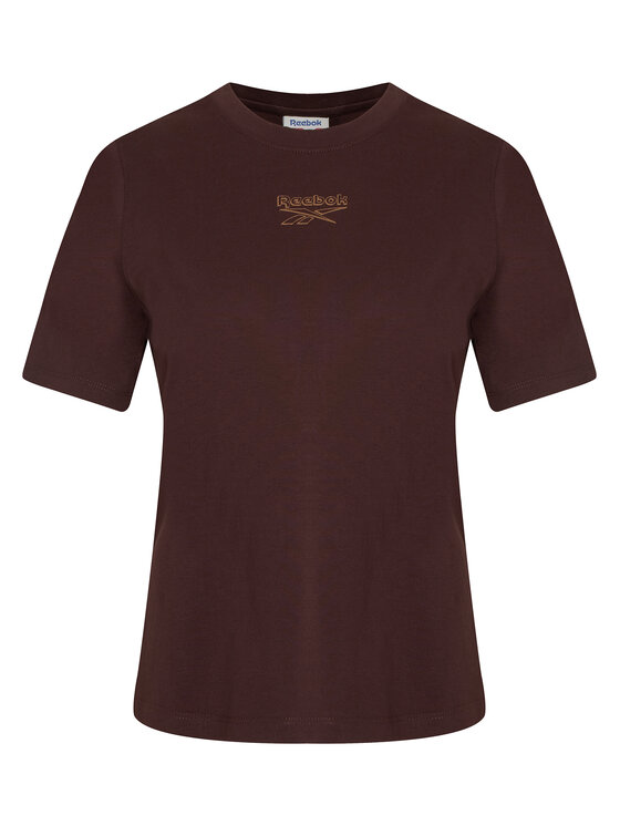 Reebok Reebok T-shirt Nikolina RK25708CCW Tamno smeđa Regular Fit