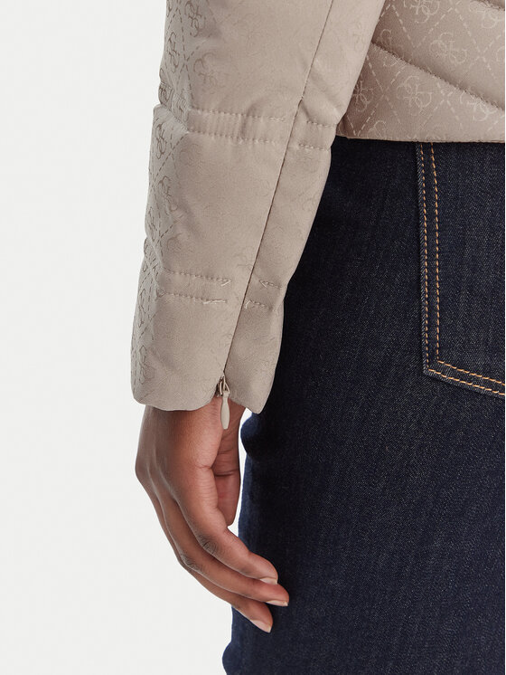 Guess Guess Pārejas jaka 180536 Bēšs Classic Fit