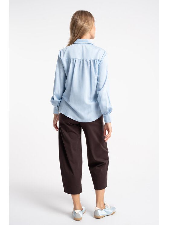 CLICK CLICK Koszula 10-6988 Niebieski jasny Comfortable Fit