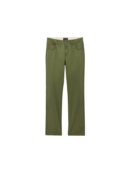 Wrangler Wrangler Spodnie materiałowe TEXAS Zielony Regular Fit