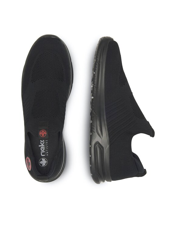 Rieker Rieker Sneakersy B7365-00 Czarny